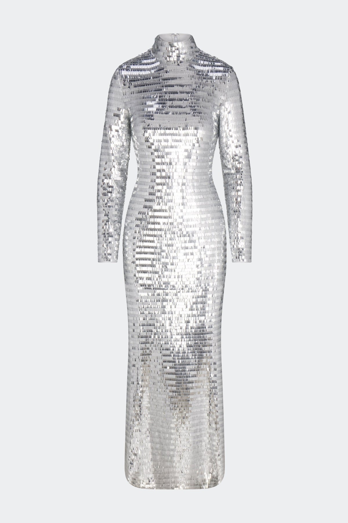 SCULPTYSEQUINDRESSSATELLITESILVER