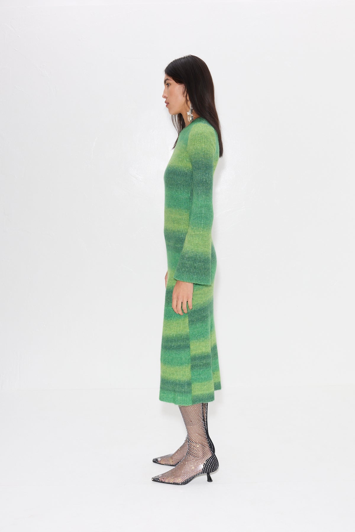 AXONKNITDRESSINGUMMYGREENMULTI