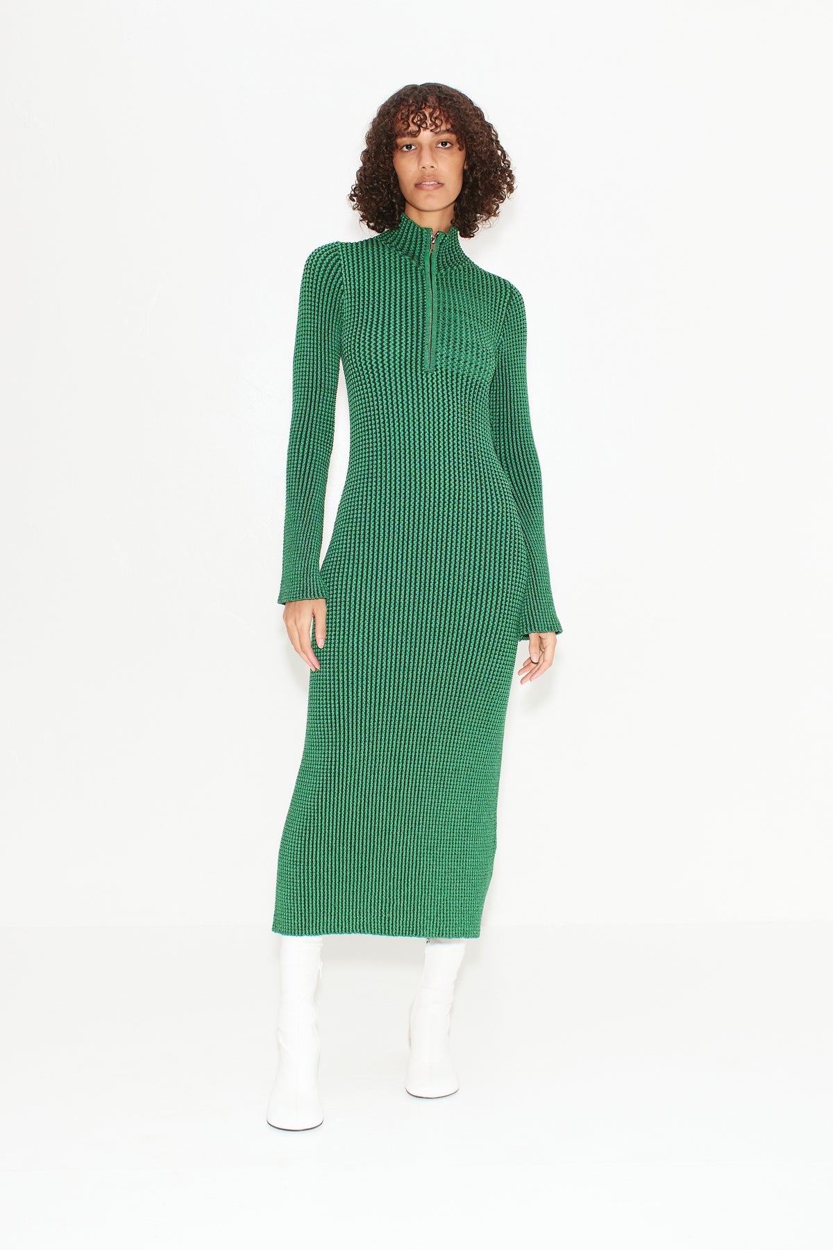 ZUMIKNITDRESSINGUMMYGREEN